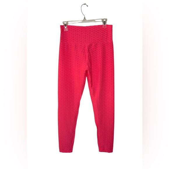 Hot Pink Leggings with Booty scrunch size XL - Picture 1 of 5